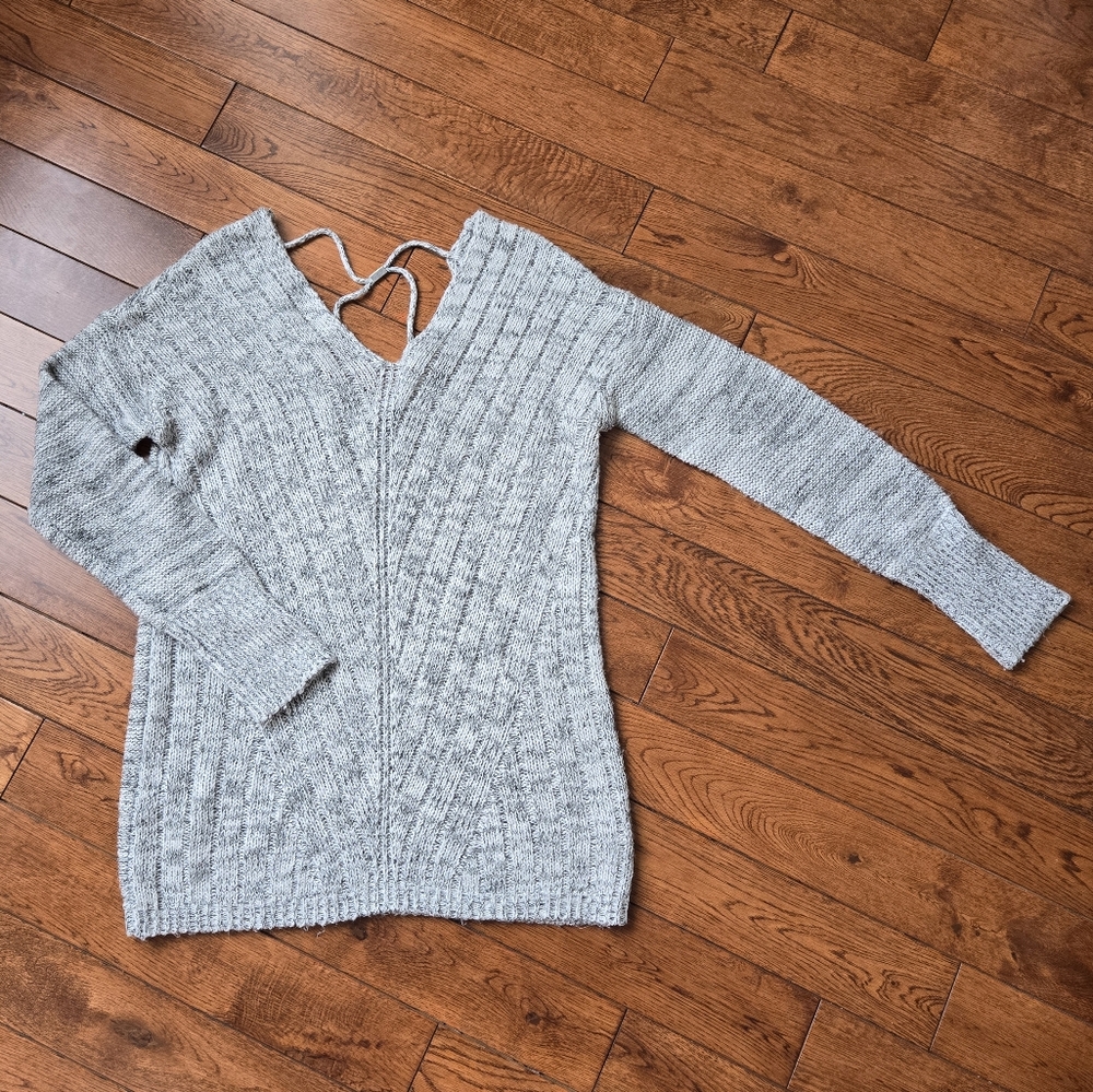 💫 5/$15: Dynamite Gray Long Sleeve Knit Sweater in Women's Size Medium